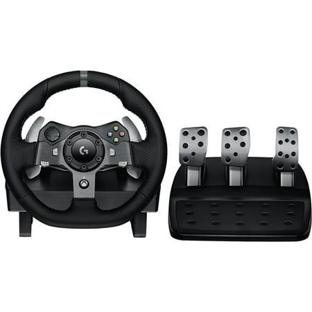 Open Box Logitech G920 Driving Force Racing Wheel and Floor Pedals 941-000121 - Black