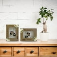 thumbnail image 5 of We Decided on for DIY ever Picture Frame Wooden Photo Frames Display Flower Wedding Rings Engraved Wood Tabletop Postcard Frame for DIY Hanging Wall Gallery Desk Decor Engagement Gifts 6x8 Inch, 5 of 9