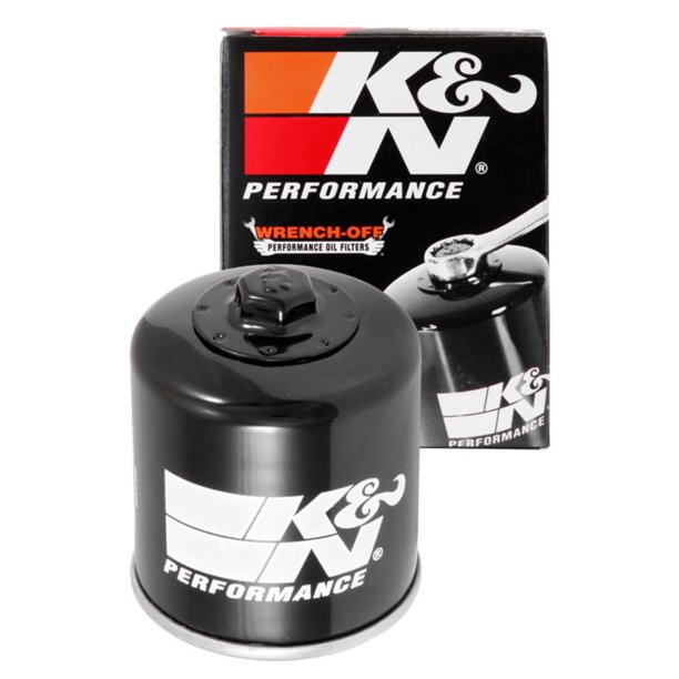 K&N Motorcycle Oil Filter High Performance, Premium, Designed to be used with Synthetic or