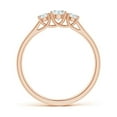 thumbnail image 2 of ANGARA Natural 0.23 Ct. Diamond Classic Engagement Ring in 14K Rose Gold for Women (Ring Size: 7), 2 of 11