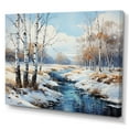 thumbnail image 2 of Designart "Birch Woods Winter IV" Tree Birch Canvas Wall Art, 2 of 5