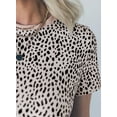thumbnail image 4 of Aleumdr Women Plus Size Tops for Women Summer Basic T-Shirts Casual Crew Neck Tunics Tops Apricot 3XL, 4 of 7