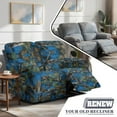 thumbnail image 5 of Yuyamidu Blue Camo Loveseat Recliner Covers 2 Seater Hunting Branch Recliner Loveseat Slipcover with Elastic Edge Washable Furniture Protector, 5 of 8
