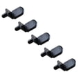 thumbnail image 2 of Mifelio 5mm Cabinet Shelf Pins, Shelf Support Pegs 5 Pack, Adjustable Layer Board Holders, Metal Furniture Shelf Brackets, Replacement Hardware for Cupboards, Closets and Storage Cabinets, 2 of 6