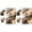 Coffee 2PCS, variant on Cow Print Runner Western Cottage Country Farm Pattern Black Cowhide Print Dinner Runner For Home Kitchen Dining
