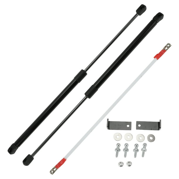 Resortes de elevación únicos para Honda CR-V 2017-2022, resorte de gas para el capó delantero negro con cable de conexión, soporte de montaje, junta, 2 juegos