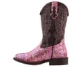 thumbnail image 4 of Roper Girls Southwest Glitter Square Toe Cowboy   Mid Calf Boots, 4 of 7