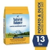 Natural Balance Limited Ingredient Diets Potato & Duck Formula Dry Dog Food, 13 Pounds, Grain Free