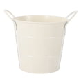 thumbnail image 1 of BEADCEST 1Set Rubbish Bucket Galvanized Iron Small Bathroom Bin Rustic Design For Office, 1 of 8