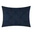 thumbnail image 2 of Nanshing Nexus Pintuck 7-Piece Reversible Comforter Set, Navy, 2 of 5