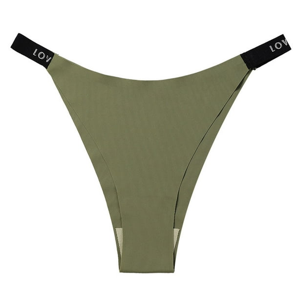 Holiday Savings! Cameland Women Sexy Breathable Seamless Yoga Silk Sports  Quick-drying Elastic Women's Underwear Briefs