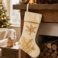 thumbnail image 5 of Christmas Stockings, Classic Holiday Xmas Stocking with Hanging Loop, Gift Bag for Fireplace Mantel, Tree and Family Holiday Decor, 5 of 7
