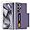Gray Purple, variant on for Samsung Galaxy S24 Ultra Case with Screen Protector [Not-Yellowing] Samsung Galaxy S24 Ultra Phone Case Wallet Card Holder Shockproof Phone Case for Samsung S24 Ultra 6.8 inch Green