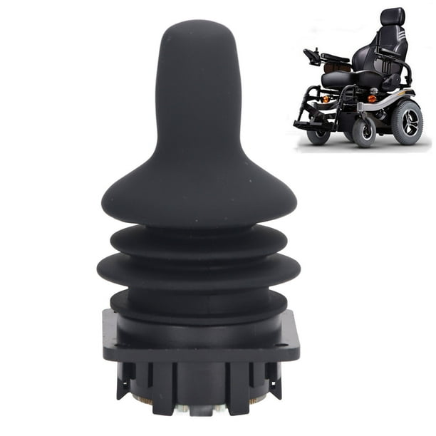 Palanca de mando eléctrica para silla de ruedas perilla del controlador de silla de ruedas DC5V goma de aleación de aluminio ABS resistente al desgaste para accionamientos de Anggrek Otros