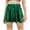 Green, variant on Girls Shiny Skater Skirt, Sparkly Flared Pleated A-Line Mini Dance Skirts Tennis Skirt Women Green 11Y