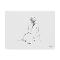 Trademark Fine Art 'Figure Contour II' Canvas Art by Ethan Harper