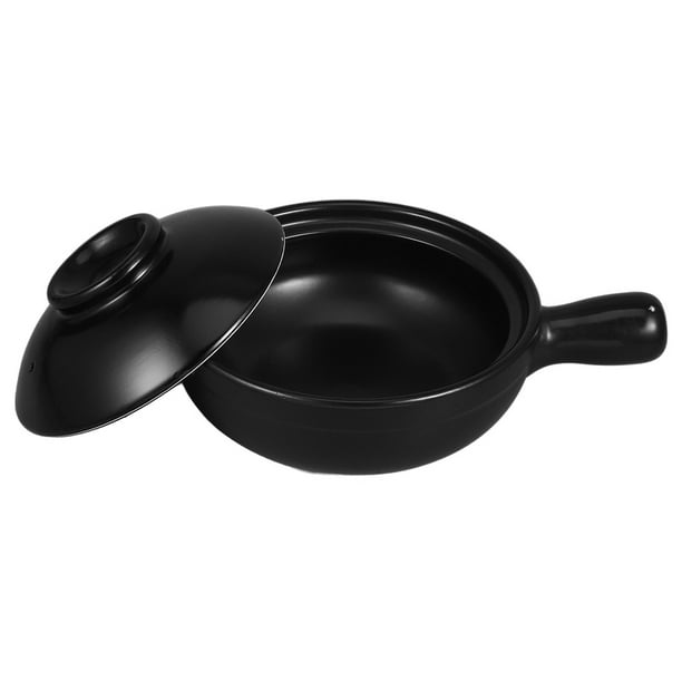 Olla de barro china con tapa, cazuela de barro para el hogar, utensilios de cocina de cerámica, utensilios de cocina para el hogar