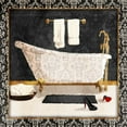 thumbnail image 2 of Grey, Jace 20x20 Gold Ornate Wood Framed with Double Matting Museum Art Print Titled - Traditional Bath, 2 of 4
