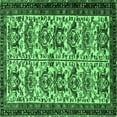 thumbnail image 1 of Ahgly Company Indoor Square Persian Emerald Green Traditional Area Rugs, 7' Square, 1 of 4