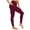 Hot Pink, variant on Dasayo High Waist Womens Jeggings Gym Tummy Control No Front Seam Black Yoga Stretch Leggings Slacks for Women L