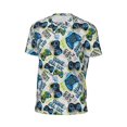 thumbnail image 5 of Rocae Game All Day for Men's Mesh Quick-Dry Short Sleeve Workout T-Shirt,Mens Crew Neck Tee Lightweight Soft Classic T Shirts 3X-Large, 5 of 9