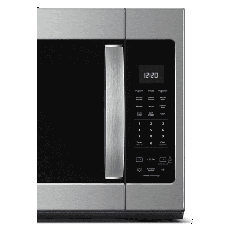 Whirlpool - 1.9 Cu. Ft. Over-the-Range Microwave with Sensor Cooking - Stainless Steel