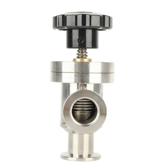 KF25 304 Stainless Steel High Vacuum Manual Right Angle Bellow Isolation Valve