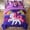 New Rainbow Purple(6Pcs), variant on OKKEEY Rainbow Pink Unicorn Comforter Set for Girls, Full 8 Pcs Cute Colorful Unicorn Bedding Set for Kids Teens, Soft Machine Washable Bed in a Bag for All Season