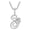 G, variant on YYKihy Letter Pendant Diamond Necklace Men's Chain Women's Chain Pendant Capital Letter Pendant Hip Hop Jewelry