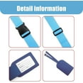 thumbnail image 3 of 8 Pack Luggage Straps Suitcase Tags Set, Luggage Straps Suitcase Belts with Quick-Release Buckle, Leather Luggage Tag with Name ID Card Travel Accessories, 3 of 6