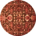 thumbnail image 1 of Ahgly Company Indoor Round Animal Orange Traditional Area Rugs, 6' Round, 1 of 1