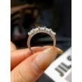 thumbnail image 4 of 1pc Brilliant GlamorousTotal Eternity Band Moissanite Diamond Rings for Women 925 Sterling Silver Engagement Wedding Luxury Fine Jewelry, 4 of 4