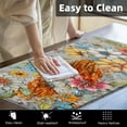 thumbnail image 4 of Anti-Fatigue Kitchen Rug Set of 2 Colorful Boho Floral Mandala Cushioned Kitchen Floor Mat, Standing Mat Waterproof Non-Slip Kitchen Mats and Rugs PVC Ergonomic Comfort Foam Rug for Kitchen, 4 of 6