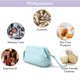 thumbnail image 3 of Bolsa de maquillaje de cuero PU,Bolsa de maquillaje pequeña,Bolsa de cosméticos de viaje,Bolsa de maquillaje portátil para mujeres y niñas, 3 of 5