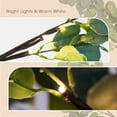 thumbnail image 3 of 6FT Artificial Tree Lighted Eucalyptus Tree, Artificial Eucalytus Plant Faux Tree for Wedding Holiday Home Party Decoration, 3 of 7
