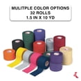 thumbnail image 4 of Mueller M-Tape 1 1/2" x 15 Yards, White, 32 Rolls Per Case, 4 of 8