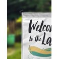 thumbnail image 2 of Printtoo White Welcome To The Lake Outdoor CampingFlagCustom Personalized Camping Flags For Campers Double Sided CampsiteFlag, 2 of 4