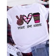thumbnail image 5 of Brave Soul L-Camiseta blanca con letras Retro americanas para mujer, camiseta holgada de manga corta con cuello redondo, Top informal de talla grande de gran tamaño, 5 of 5