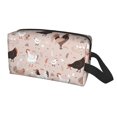 thumbnail image 2 of Goofa Funny Chicken Printed Toiletry Bag with Handle,Large Capacity Travel Makeup Cosmetic Bag for Women, Carry on Airport Airline Compliant Bag, 2 of 9