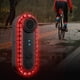 thumbnail image 5 of Cámara de luz trasera para bicicleta con batería de 3400mAh y grabadora de cámara con luz trasera de seguridad, 5 of 7