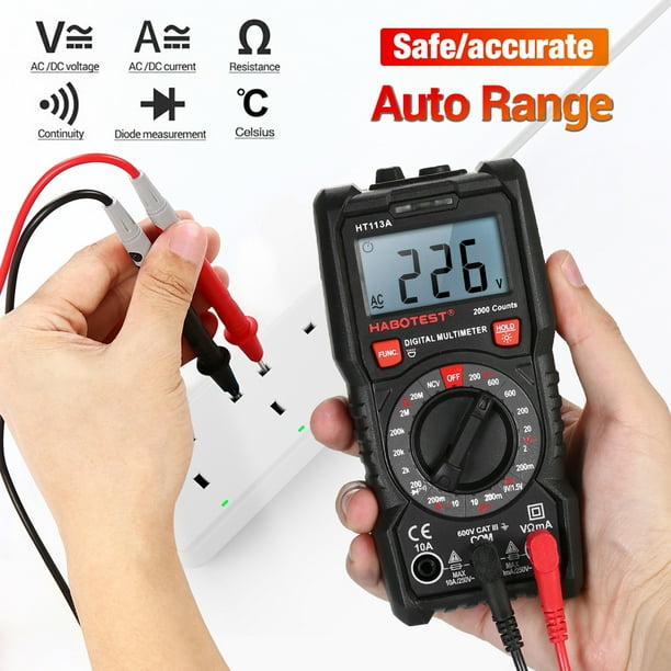 大きい割引 Digital Tester Circuit Tester Battery Car Meter, Multi Volt Tester, Voltmeter Electrical Tester, Multimeter 電子計測器、電子計量器 Digital Multimeter Tester,Electrical Voltmeter Tester,Volt Multi Meter,Car Battery Tester Circuit Tester,Black