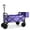 Purple, variant on Whitsunday Folding Wagon 8" Heavy Duty Wheels with Rear Storage (Standard Size PLUS)