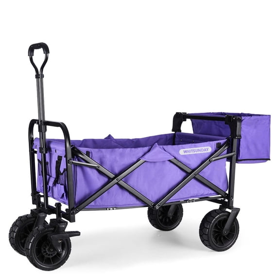 Whitsunday Folding Wagon 8" Heavy Duty Wheels with Rear Storage (Standard Size PLUS)