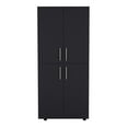 thumbnail image 5 of FM FURNITURE Hazel Armoire in melamine with 2 doors , 4 shelves and 2 clothes hanging bar, 5 of 5