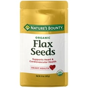 Nature's Bounty Organic Flax Seeds, 15 Oz.