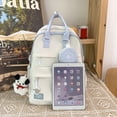 thumbnail image 3 of Mochila bonita para mujer, mochilas portátiles para libros escolares con monedero, Bolso para adolescentes, 3 of 9