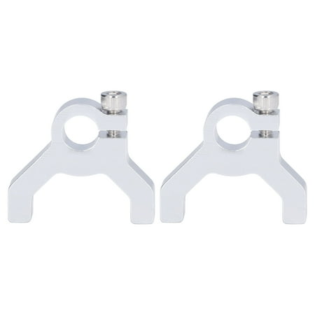 

2PCS Clamping Support 1 Side 2 Post M4 Thread Aluminum Clamp Mount Robot Shaft Accessories340000320375 3/8in