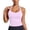 0430liPink, variant on Women's Halter Workout Camisole with Built in Bra Backless Yoga Tank Tops Fitness Running Sports Tops T Shirts 0430liRed S