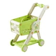 thumbnail image 4 of MERIGLARE Chariot d'Achats pour Enfants Simulation Supermarché Chariot à Main Jouet Jeu de Rôle Jeu d'Imitation Vert, 4 of 9