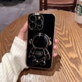 thumbnail image 1 of Funda de teléfono de astronauta de lujo para iphone 11, 12, 13, 14 Pro Max, XS, X, XR, 7, 8 Plus, SE 2020, 22 Mini, funda de silicona a prueba de golpes Fivean unisex, 1 of 1